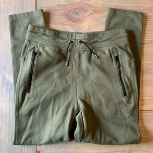 Gap fit Size Large Husky Boys  green joggers GUC